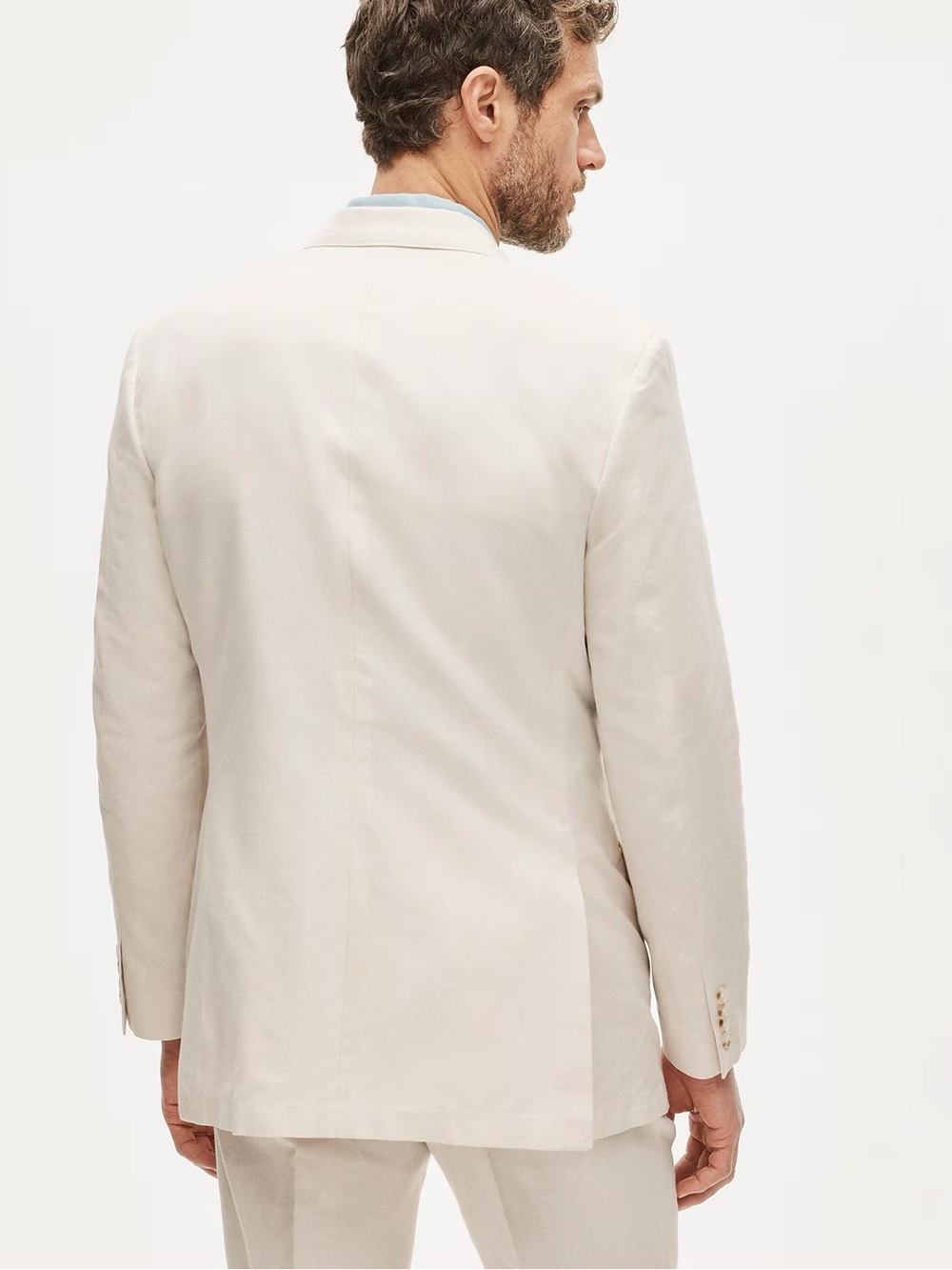 J. CREW Ludlow Slim-fit suit jacket in Baird McNutt Irish cotton-linen 40 R $298 - Picture 4 of 10